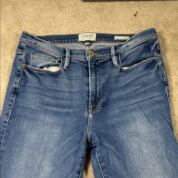 Frame Denim Blue Ankle Jeans - Picture 4 of 10